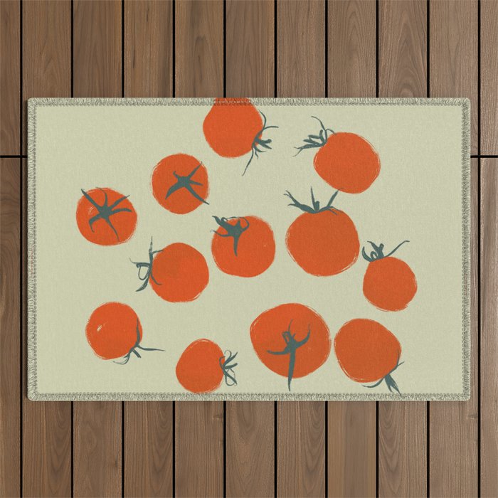Dozen Pomodoros Outdoor Rug Gallery Image 1