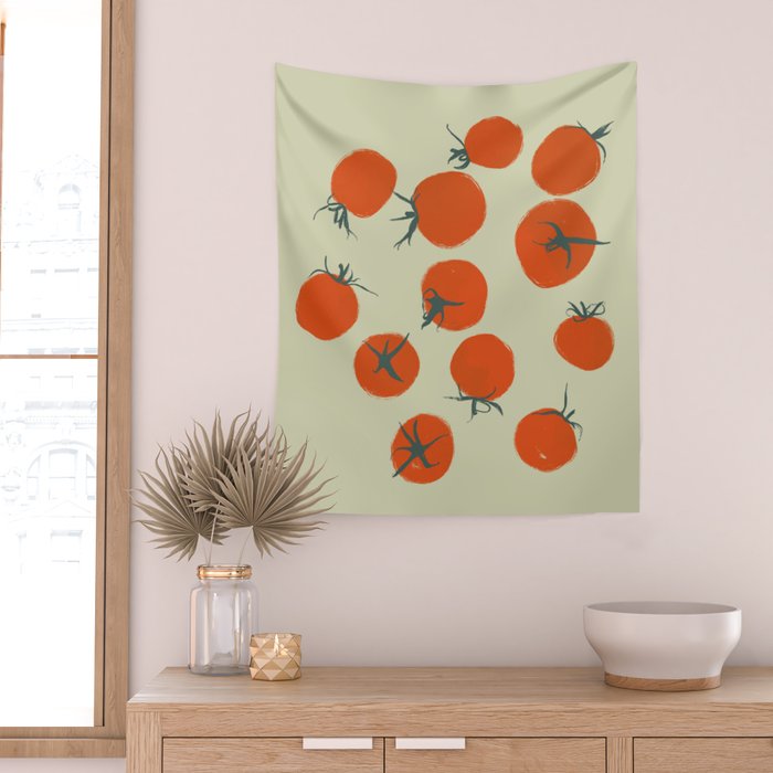 Dozen Pomodoros Wall Tapestry Gallery Image 2