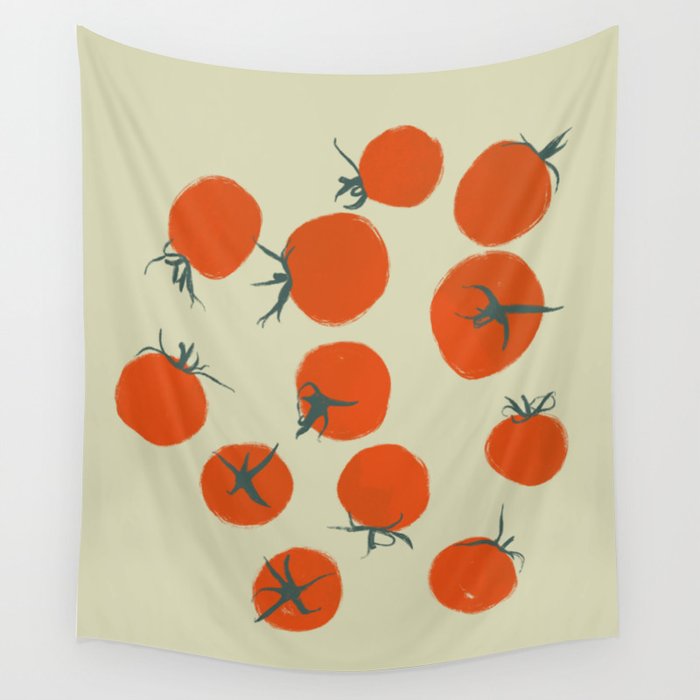 Dozen Pomodoros Wall Tapestry Gallery Image 1