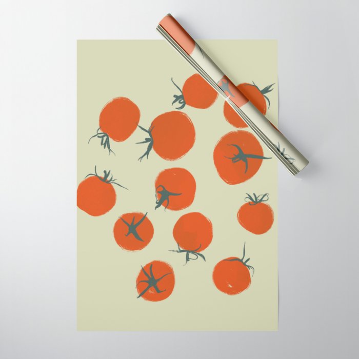 Dozen Pomodoros Wrapping Paper Gallery Image 1