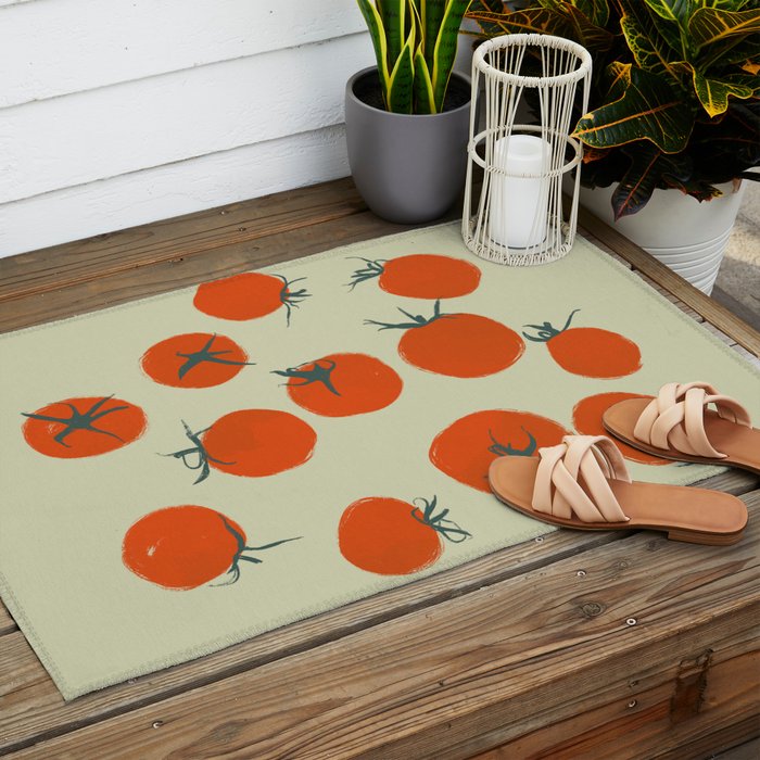 Dozen Pomodoros Outdoor Rug Gallery Image 2