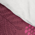 Winter & Woodsy Pine Trees in Ruby Red Comforter Gallery Image 4