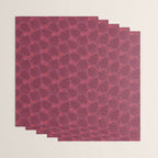 Winter & Woodsy Pine Trees in Ruby Red Wrapping Paper Gallery Image 3