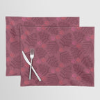 Winter & Woodsy Pine Trees in Ruby Red Placemat Gallery Image 1