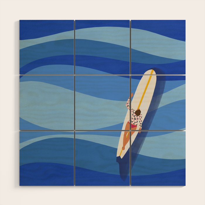 Go With The Flow Wood Wall Art Gallery Image 2