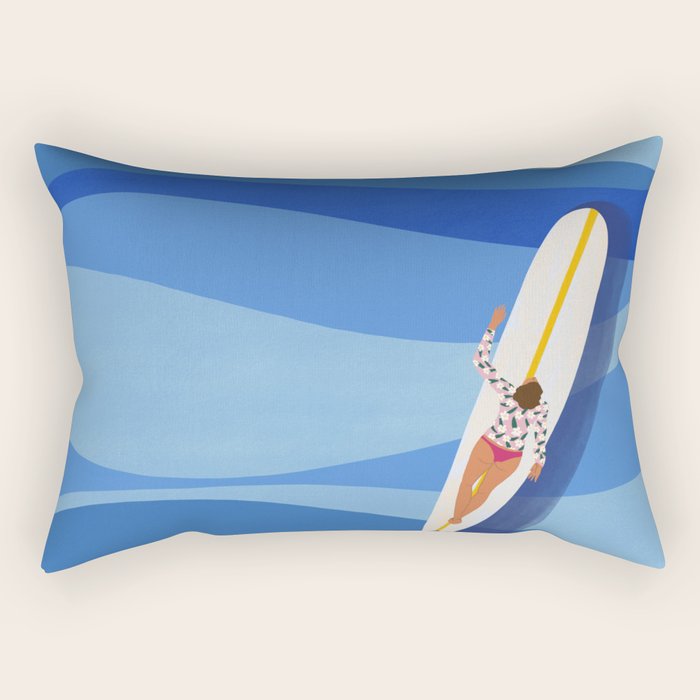 Go With The Flow Rectangular Pillow Gallery Image 2