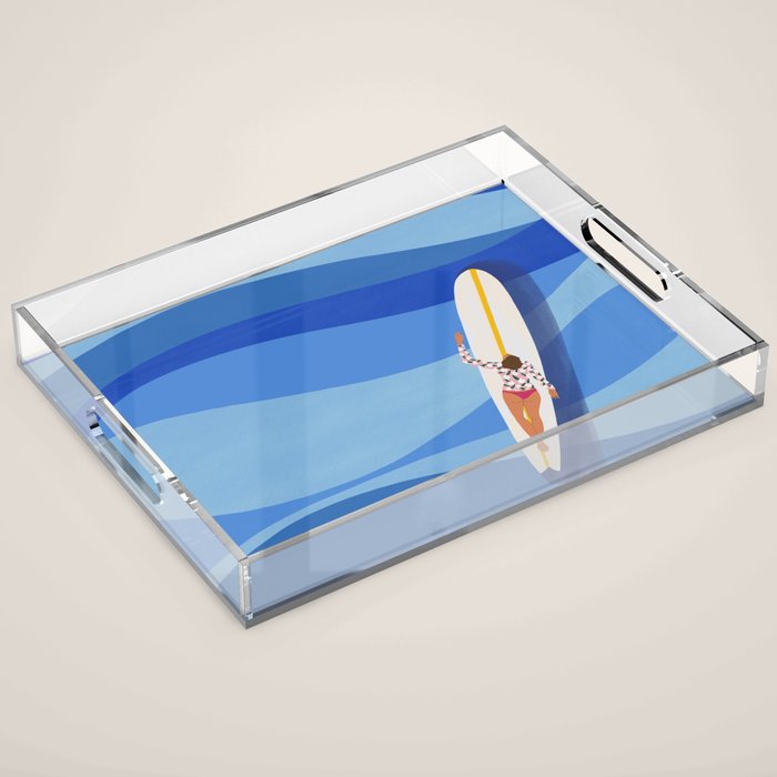 Go With The Flow Acrylic Tray Gallery Image 1
