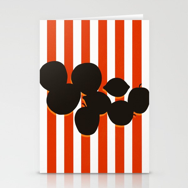 Still life - red stripe Stationery Card Gallery Image 2