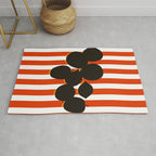 Still life - red stripe Rug Gallery Image 1