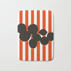 Still life - red stripe Bath Mat Gallery Image 1