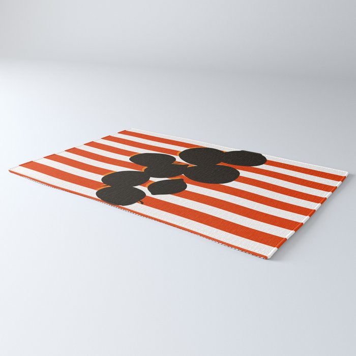 Still life - red stripe Rug Gallery Image 3
