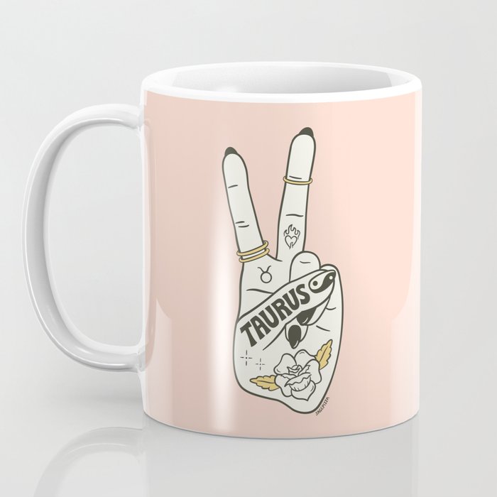 TAURUS (PEACE SIGN COLLECTION) Coffee Mug Gallery Image 3