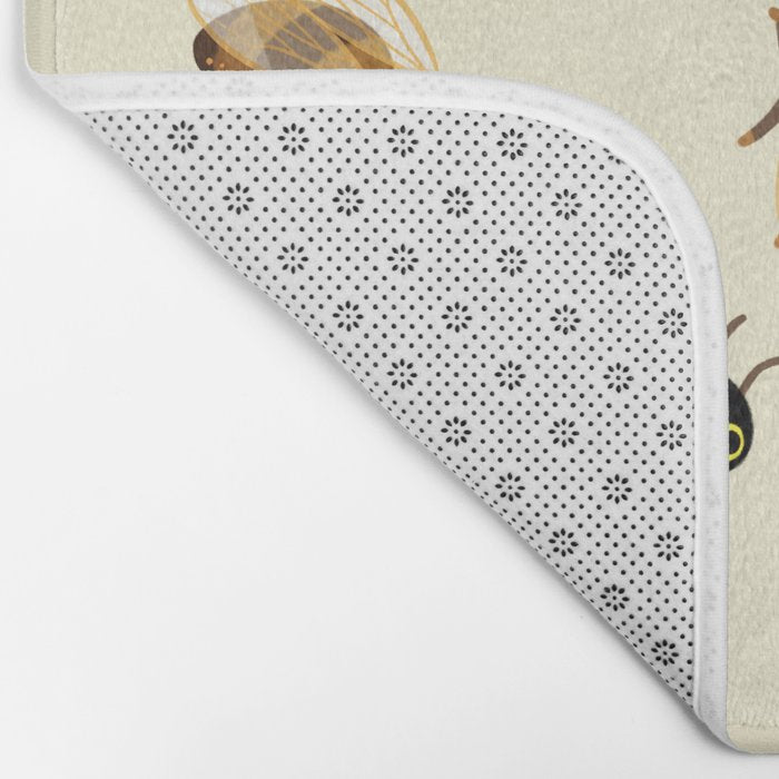 Honey bees Bath Mat Gallery Image 2