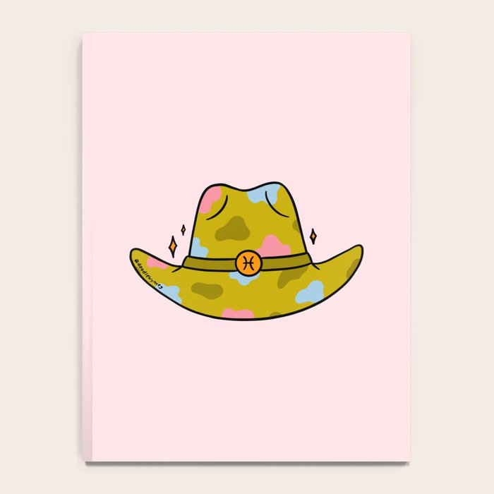 Pisces Cowboy Hat Notebook Gallery Image 4
