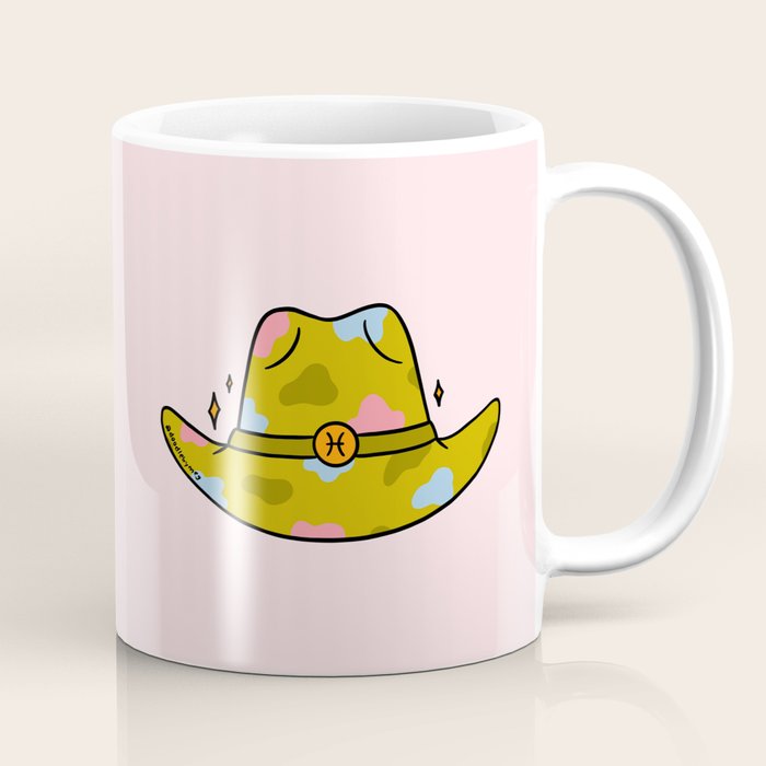 Pisces Cowboy Hat Coffee Mug Gallery Image 1