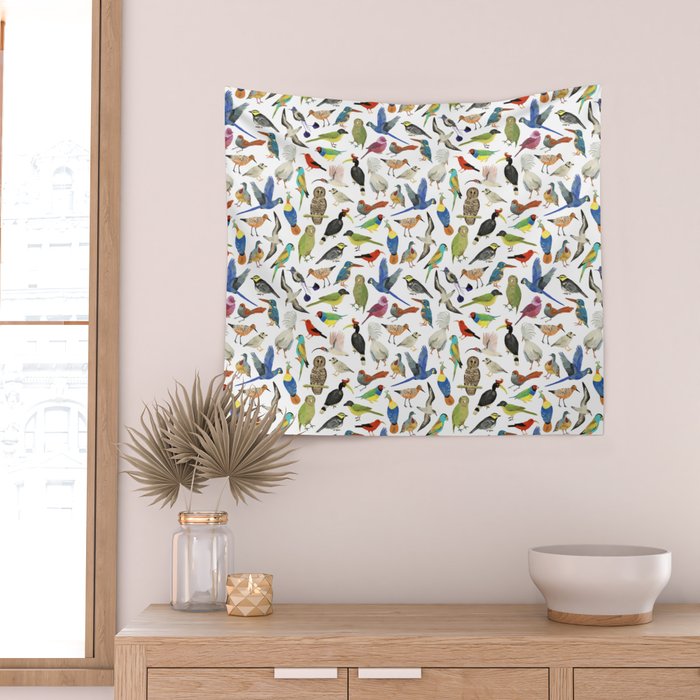 Endangered Birds Around the World Wall Tapestry Gallery Image 2