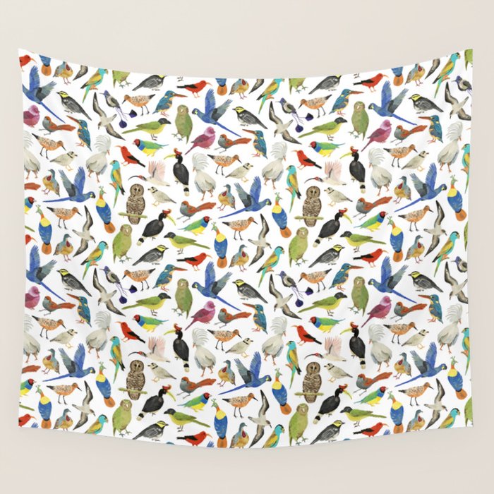 Endangered Birds Around the World Wall Tapestry Gallery Image 4