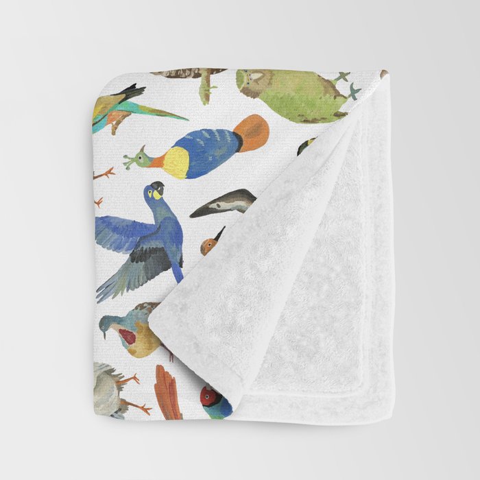 Endangered Birds Around the World Throw Blanket Gallery Image 3
