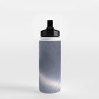 Silver Metallic Stainless Steel Pattern Water Bottle Gallery Image 2