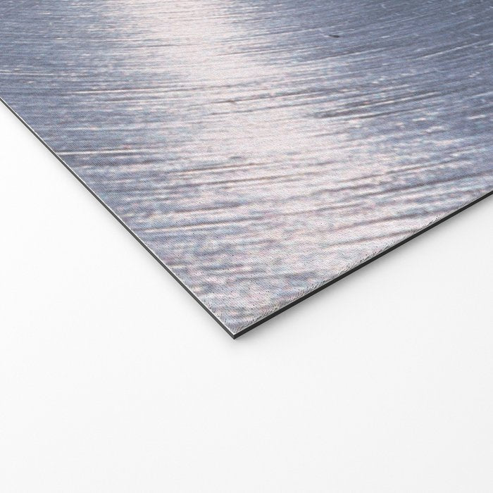 Silver Metallic Stainless Steel Pattern Welcome Mat Gallery Image 2