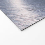 Silver Metallic Stainless Steel Pattern Welcome Mat Gallery Image 2