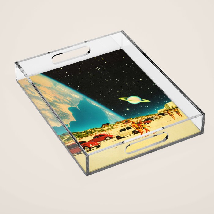 Galaxy Beach Acrylic Tray Gallery Image 1