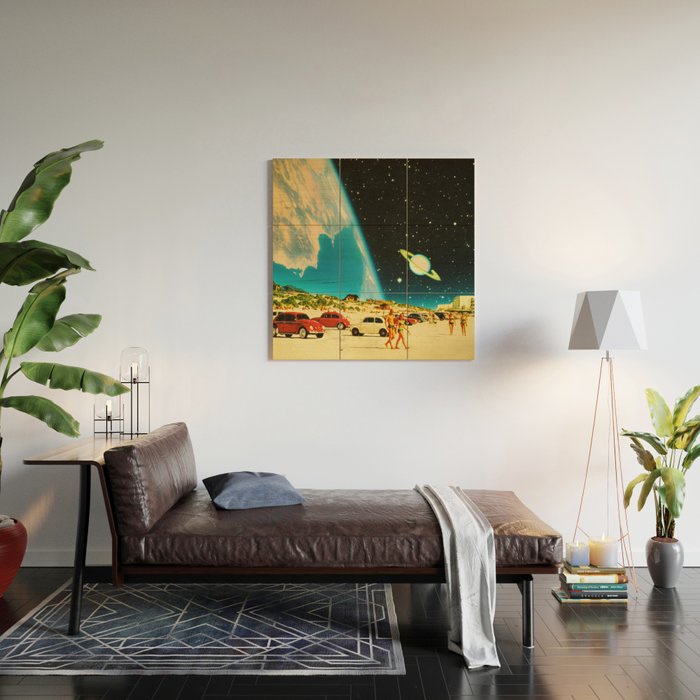 Galaxy Beach Wood Wall Art Gallery Image 2