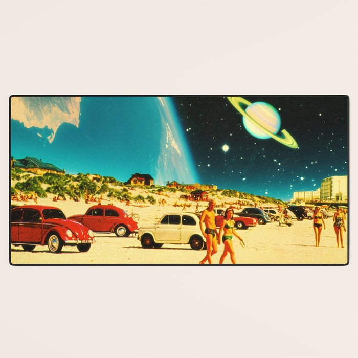 Galaxy Beach Desk Mat Gallery Image 3