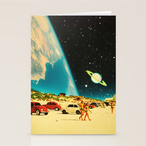 Galaxy Beach Stationery Card Gallery Image 2