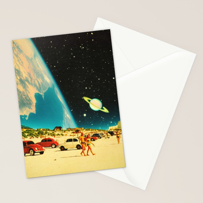 Galaxy Beach Stationery Card Gallery Image 2