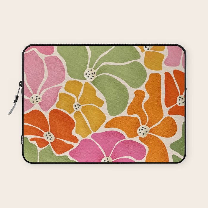 70's Florals Laptop Sleeve Gallery Image 1