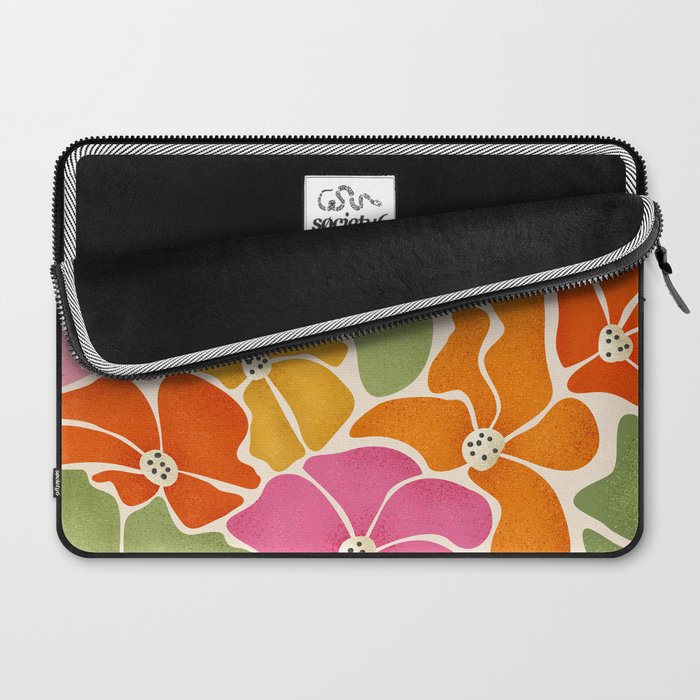 70's Florals Laptop Sleeve Gallery Image 2