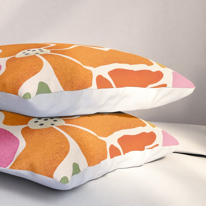 70's Florals Pillow Sham Gallery Image 3