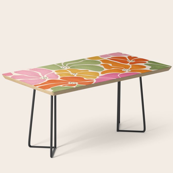 70's Florals Coffee Table Gallery Image 1