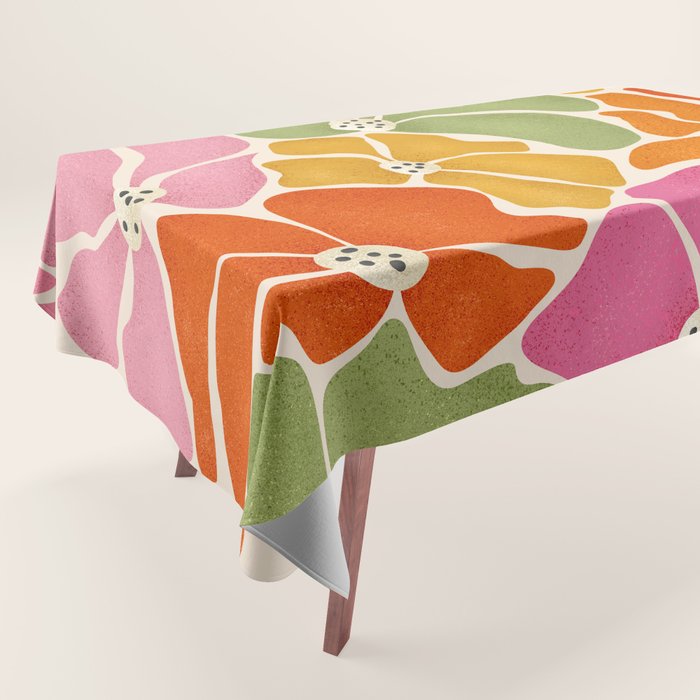 70's Florals Tablecloth Gallery Image 1
