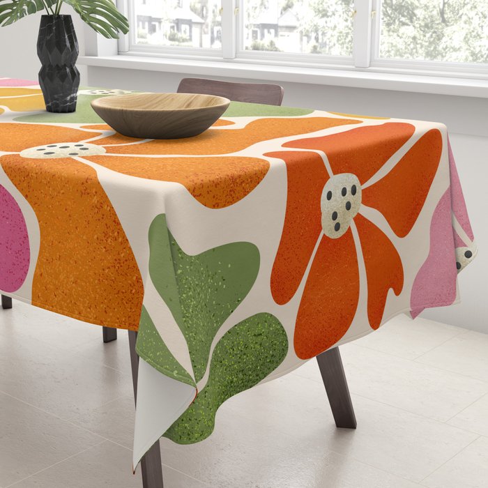 70's Florals Tablecloth Gallery Image 3