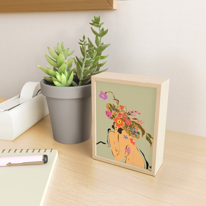 Blooming Headpiece  Mini Art Print Gallery Image 2