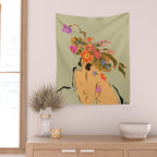 Blooming Headpiece  Wall Tapestry Gallery Image 2