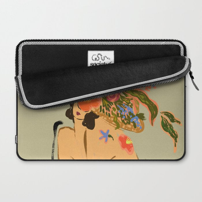 Blooming Headpiece  Laptop Sleeve Gallery Image 2