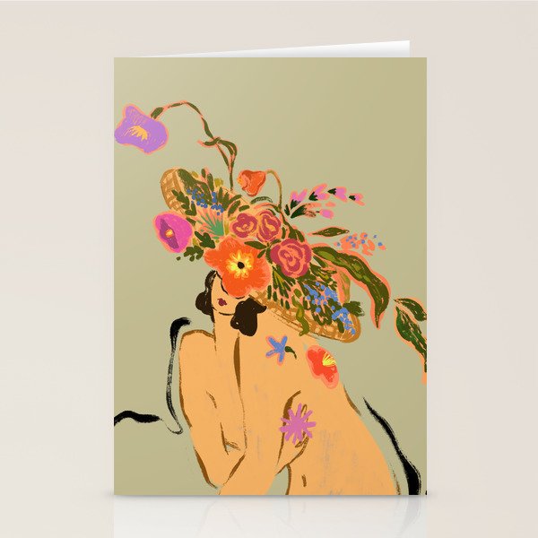 Blooming Headpiece  Stationery Card Gallery Image 2