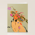 Blooming Headpiece  Stationery Card Gallery Image 2