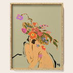 Blooming Headpiece  Serving Tray Gallery Image 1