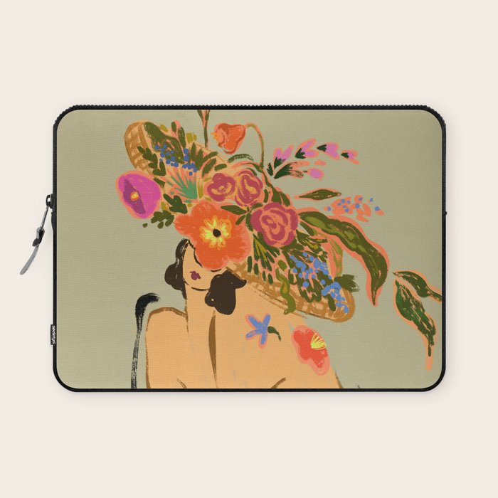 Blooming Headpiece  Laptop Sleeve Gallery Image 1