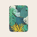 Tropical Jungle Leaves Bath Mat Gallery Image 1