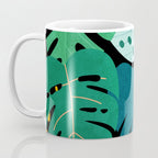 Tropical Jungle Leaves Coffee Mug Gallery Image 3
