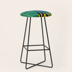 Tropical Jungle Leaves Stool Gallery Image 1