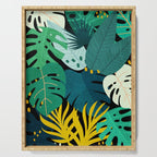 Tropical Jungle Leaves Serving Tray Gallery Image 1