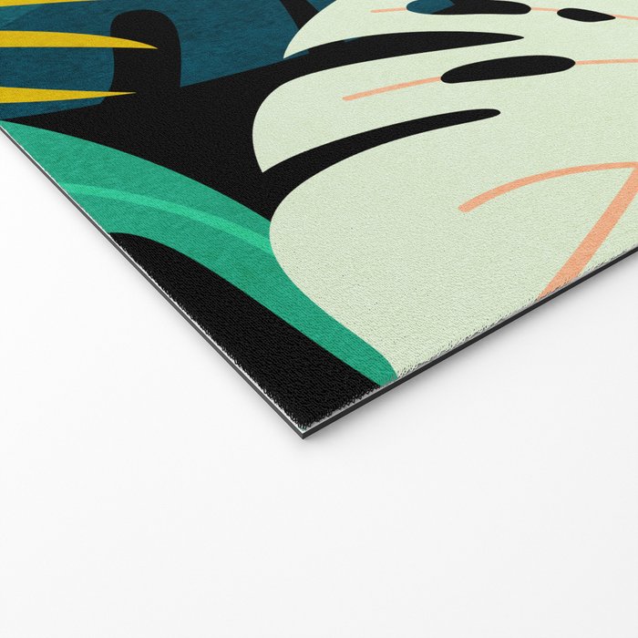 Tropical Jungle Leaves Welcome Mat Gallery Image 2