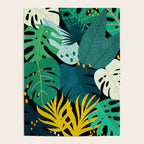 Tropical Jungle Leaves Poster Gallery Image 4