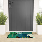 Tropical Jungle Leaves Welcome Mat Gallery Image 3